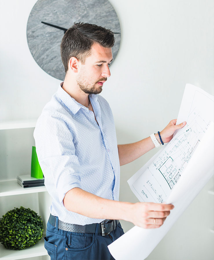 Permitask reviewing commercial sign plans for municipal code compliance in Florida